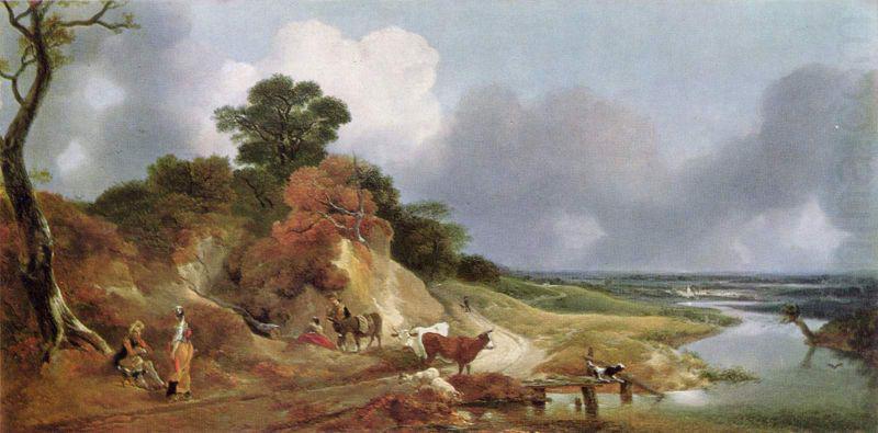 Thomas Gainsborough Landschaft mit dem Dorfe Cornard china oil painting image